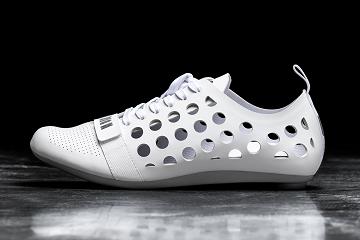 White Nobull Concrete Cycling Shoe Women's Cycling Shoes | CA G1647S